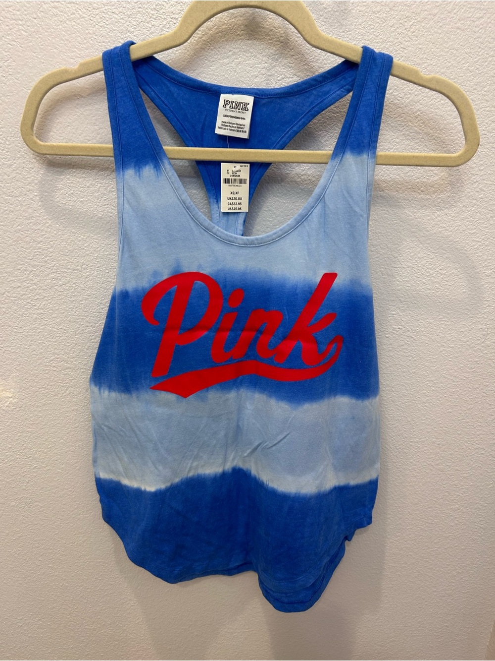 PINK Victoria's Secret Tie-Dye Tank